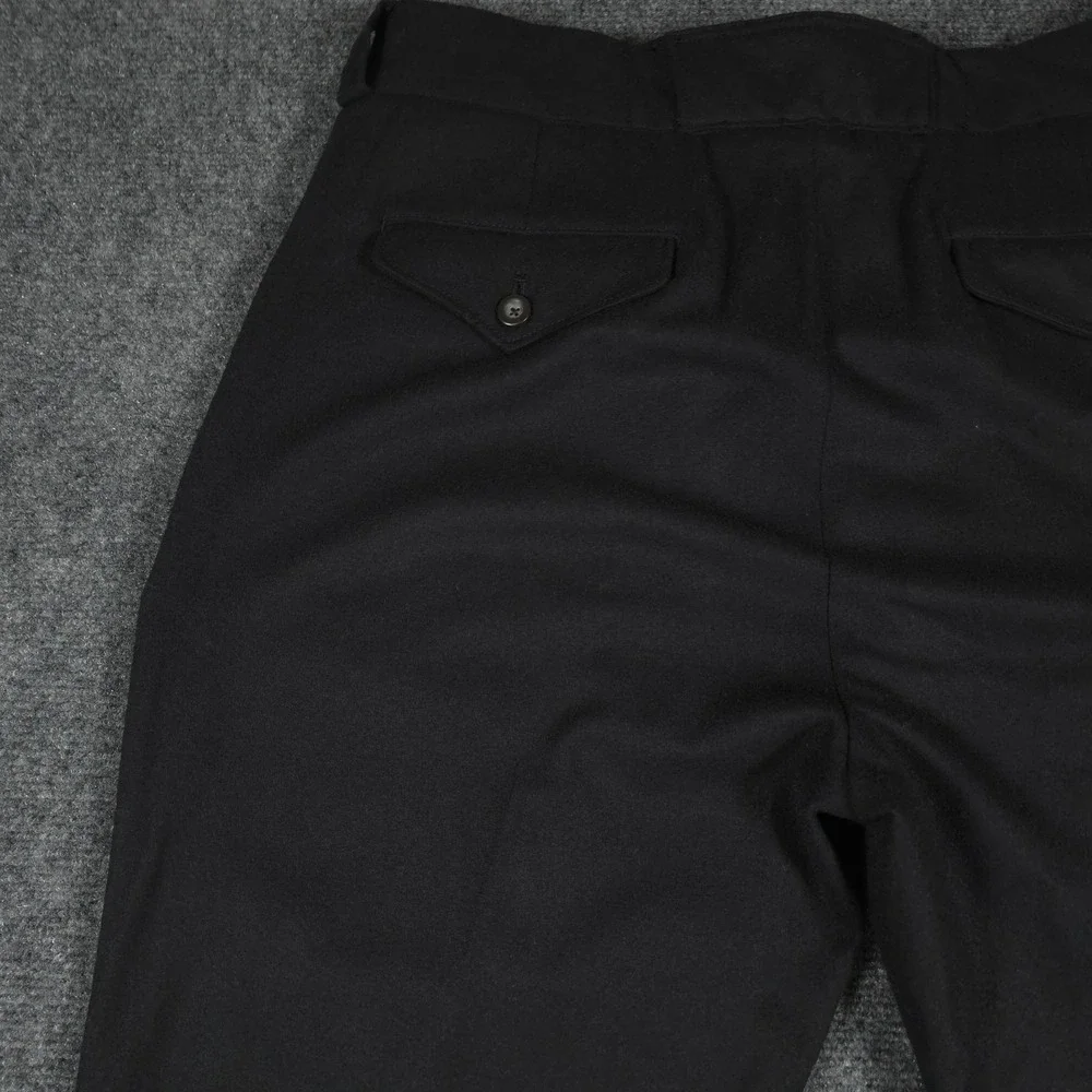VTG Polo Ralph Lauren Trousers 34Rx31 Trousers Pleated 90s Fatigues Heavy Wool